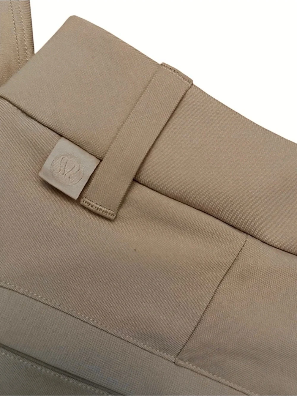 Lululemon Commission Slim Beige Pant Mens 28 Drop Warpstreme Chino LM5AQYS